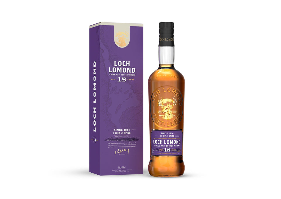 Loch Lomond 18 Year Old 46% Single Malt Scotch Whisky 70cl xx