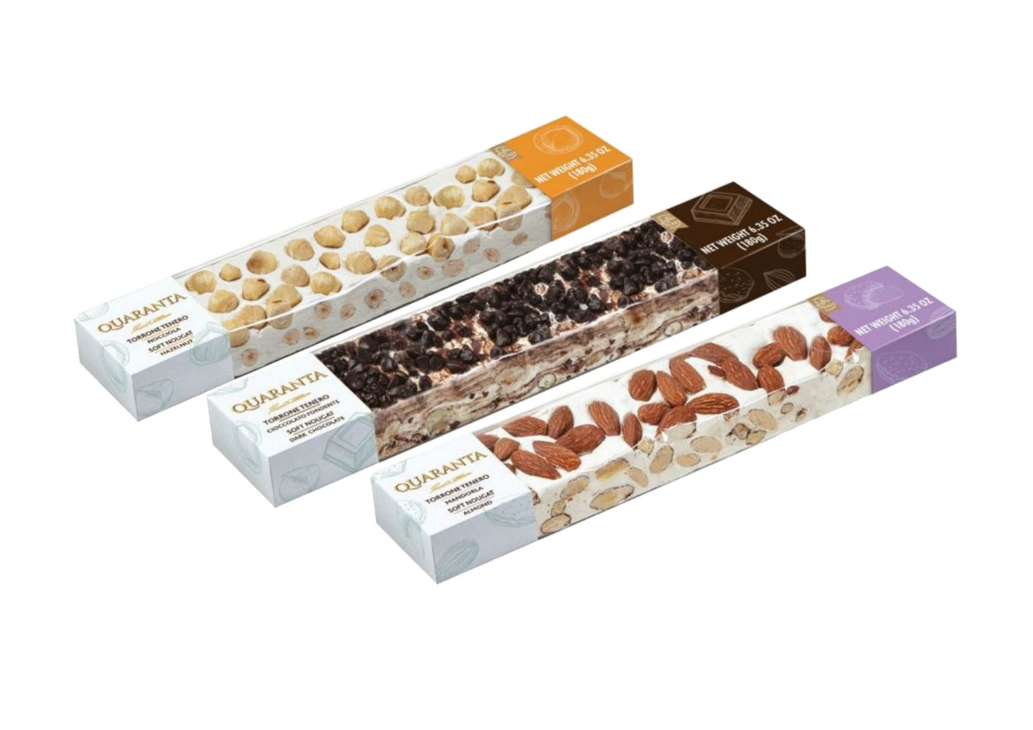 Quaranta Assorted Soft Nougat Bars Geraldo's of Largs