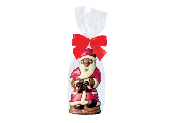 Chocolate Santa with Present