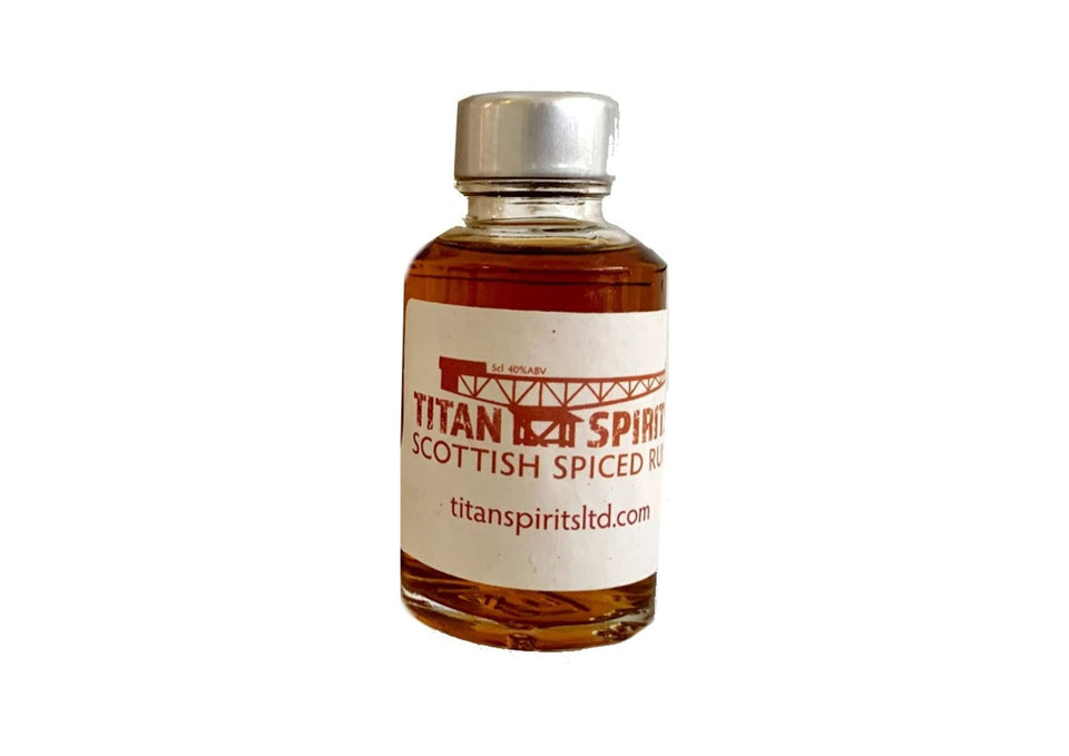 Titan Scottish Spiced Rum 5cl - Award Winning Scottish Rum xx