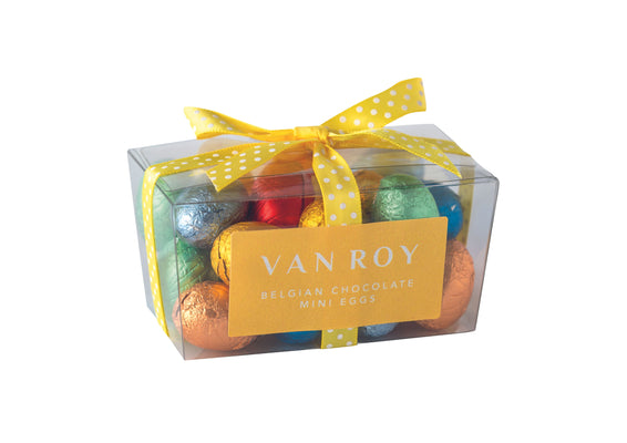 Belgian Chocolate Foiled Mini Eggs Ballotin Gift Box
