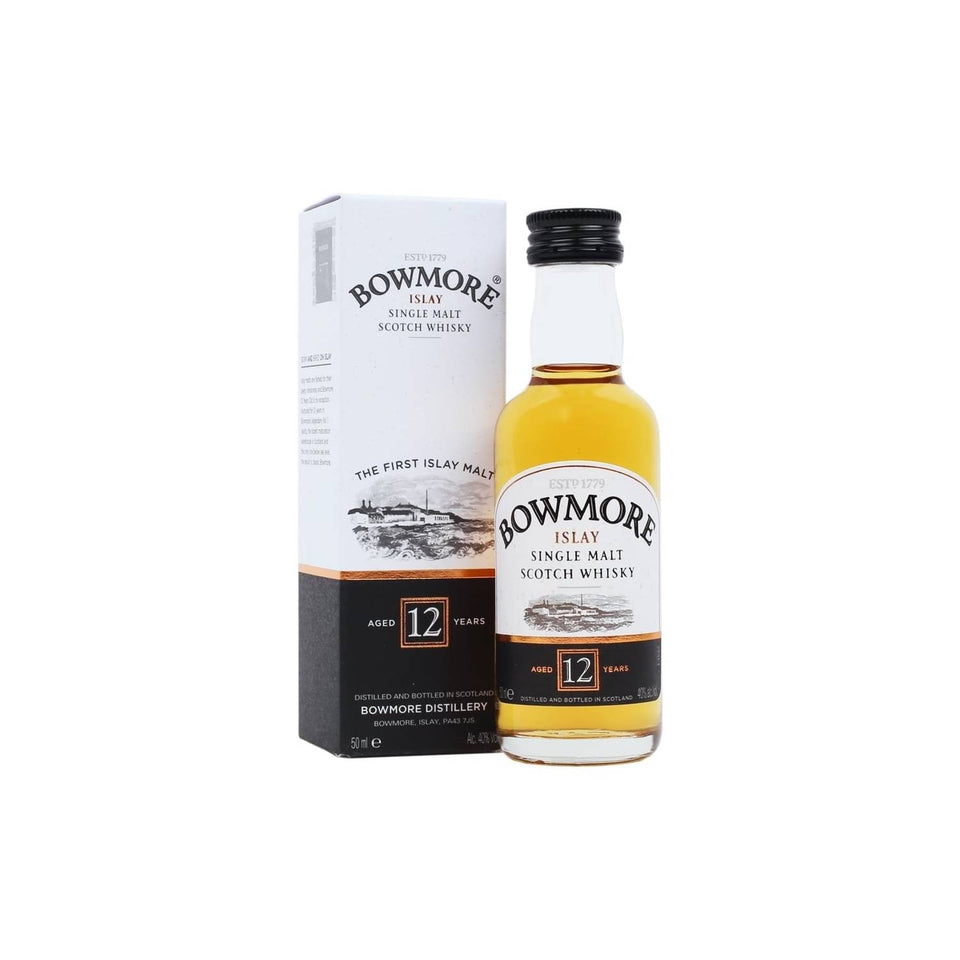 Bowmore 12 Year Old 40% Single Malt Scotch Whisky 5cl xx