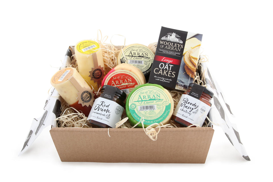 Arran Cheese, Oatcakes & Chutney Hamper - ACOCH xx