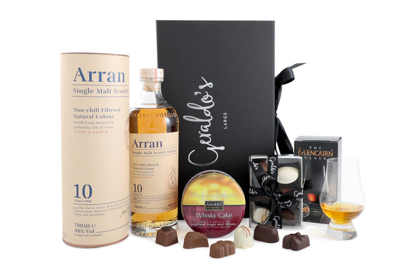 Whisky, Chocolates & Cake Gift Hamper